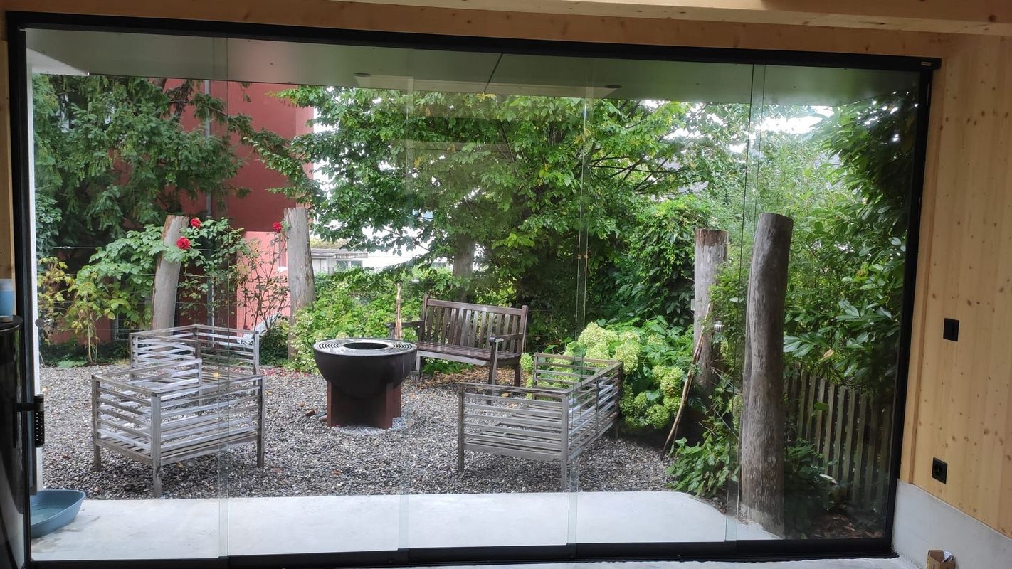 Glasschiebewand Schaffhausen — Originalprojektbild
